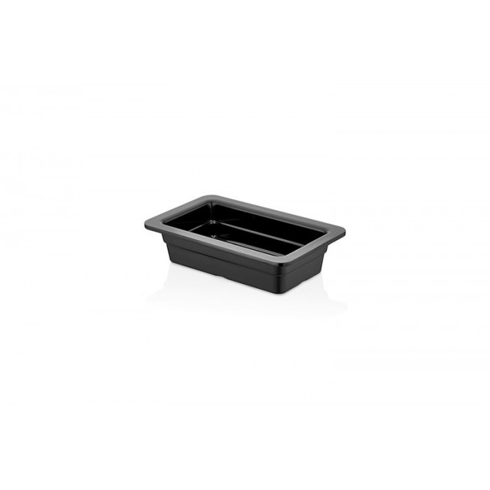 Tava gastronorm din melamina GN 1/4 CULINARO 265x162xh65mm, 1,1lt, neagra