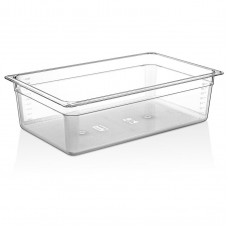 Tava gastronorm policarbonat RAKI 1/1-150, 530x325x150mm, 19,5lt, transparenta