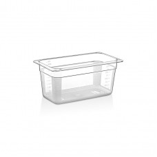 Tava gastronorm policarbonat RAKI 1/3-150, 325x176x150mm, 5,3lt, transparenta