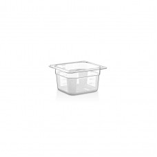 Tava gastronorm policarbonat RAKI 1/6-100, 176x162x100mm 1,5lt, transparenta