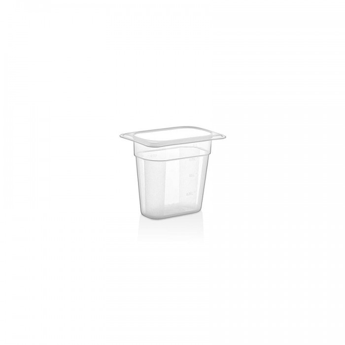 Tava gastronorm policarbonat RAKI 1/9-150, 176x108x150mm, 1,27lt, transparenta