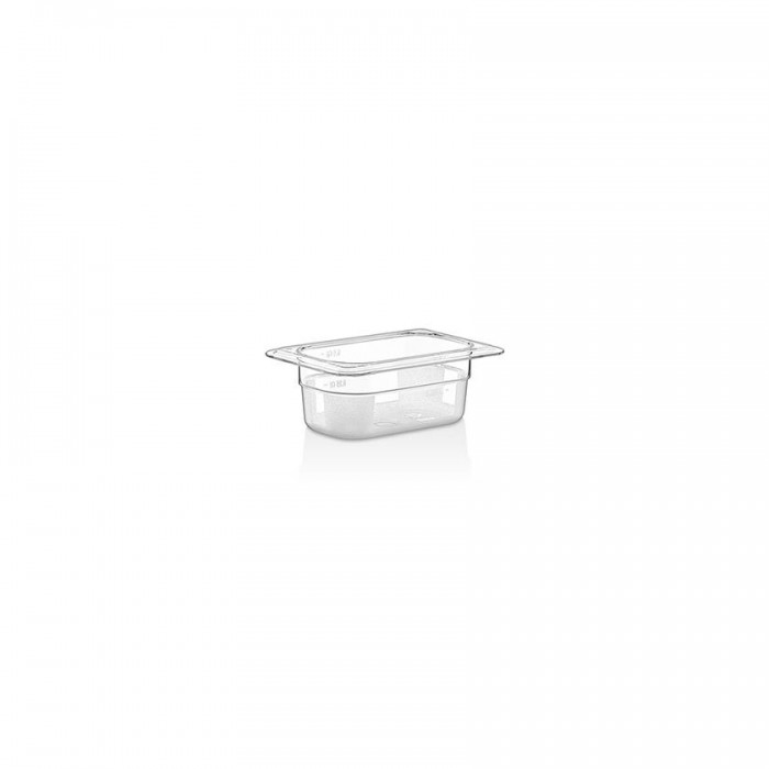 Tava gastronorm policarbonat RAKI 1/9-65, 176x108x65mm, 570ml, transparenta