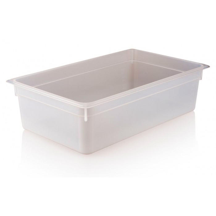 Tava gastronorm polipropilena RAKI 1/1-100, 530x325x100mm, 13lt, alba