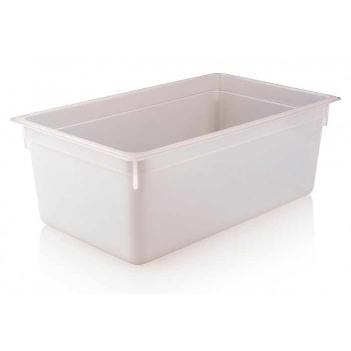 Tava gastronorm polipropilena RAKI 1/1-150, 530x325x150mm, 19,5lt, alba