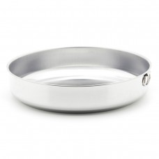 Tava inox rotunda RAKI BAVARIA SUPER, D40xh9cm, cu un maner