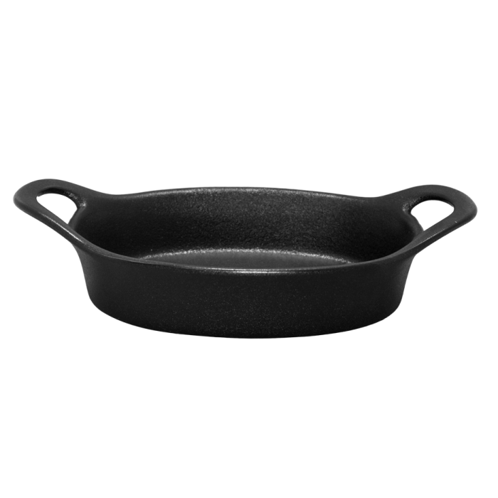 Tava ovala cuptor CULINARO CERAMICA 27x14,3x7cm ceramica neagra