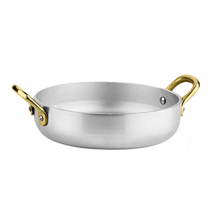 Tava pentru gratinat din aluminiu cu manere, CULINARO, D13,5xh3,5cm