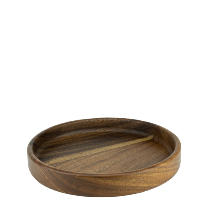 Tava prezentare rotunda CULINARO, din lemn acacia, D20xh4,5cm