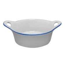 Tava rotunda de copt CULINARO CERAMICA 12,5x5,5cm ceramica alba