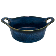 Tava rotunda pentru cuptor CULINARO CERAMICA 12,5x5,5cm ceramica albastra