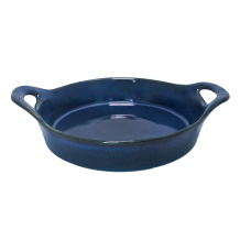 Tava rotunda pentru cuptor CULINARO CERAMICA 21x6cm ceramica albastra