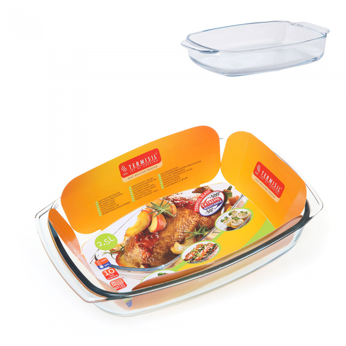Tava yena WOL, sticla termorezistenta, 2,5l, 35x22xh6,6cm