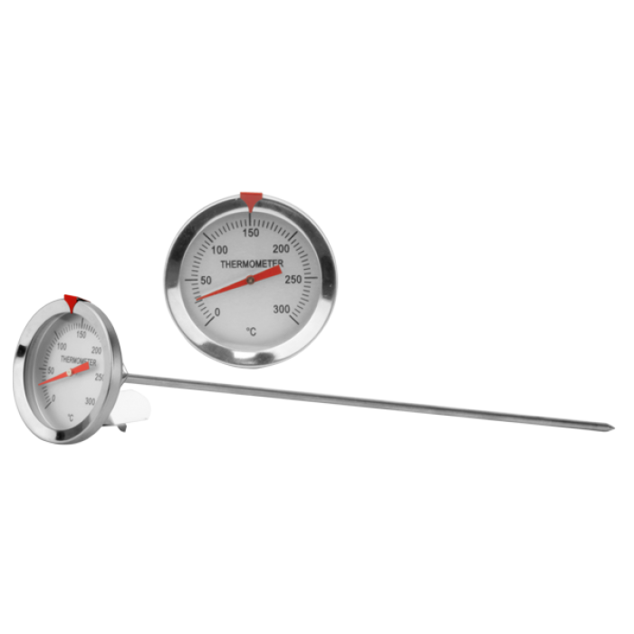 Termometru alimentar cu tija inox RAKI, 0°C - +300°C