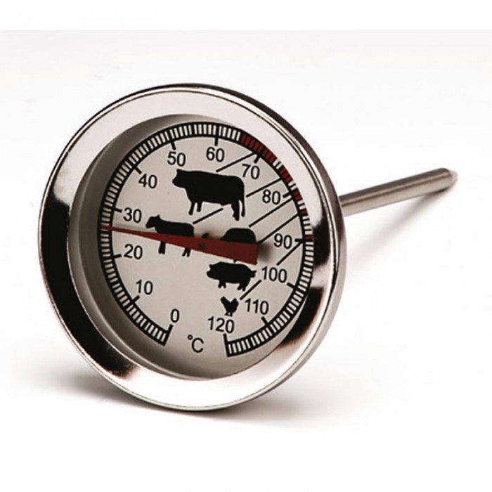 Termometru carne 14cm RAKI, 0°C - +120°C, metal