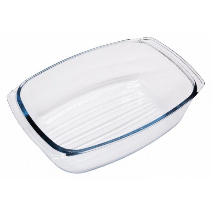 Vas yena cu capac WOL, sticla termorezistenta, 5,2l, 34x22,5xh11,5cm, cu grill antiaderent si picurator