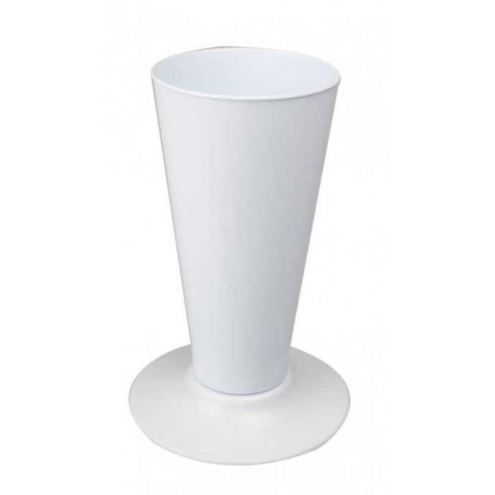 Vaza flori SERINOVA 14,5xh30cm 2,7l alba