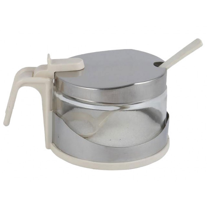 Zaharnita RAKI CLASSIK LINE 200ml capac inox si maner alb