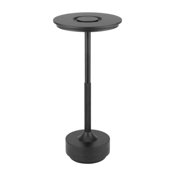 Lampa de masa touch, LED, 3 tonalitati culori 12,5x27.5cm culoare neagra