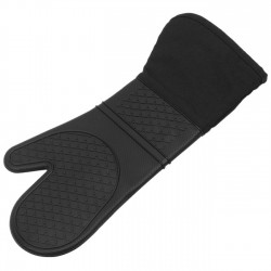Manusa neagra din silicon/textil pentru bucatarie...