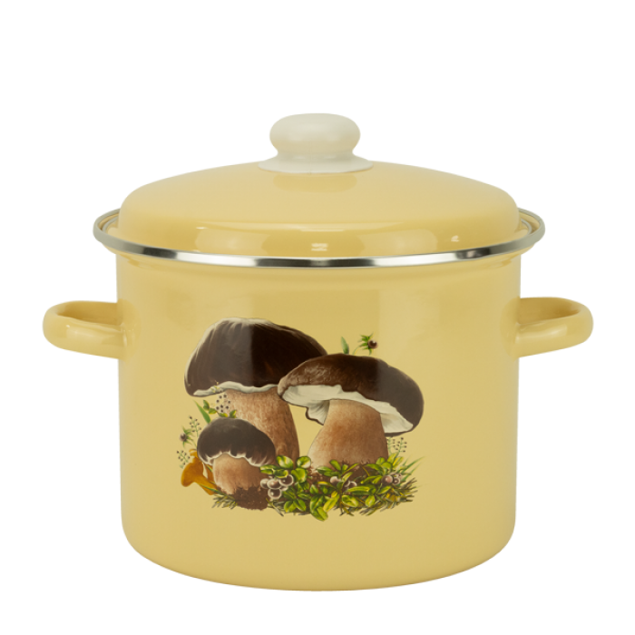 Oala emailata,otel carbon  GABI 5,5Lt cu bord inox