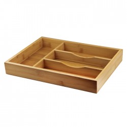 Organizator tacamuri din bambus CULINARO 34x25xh4,5cm...