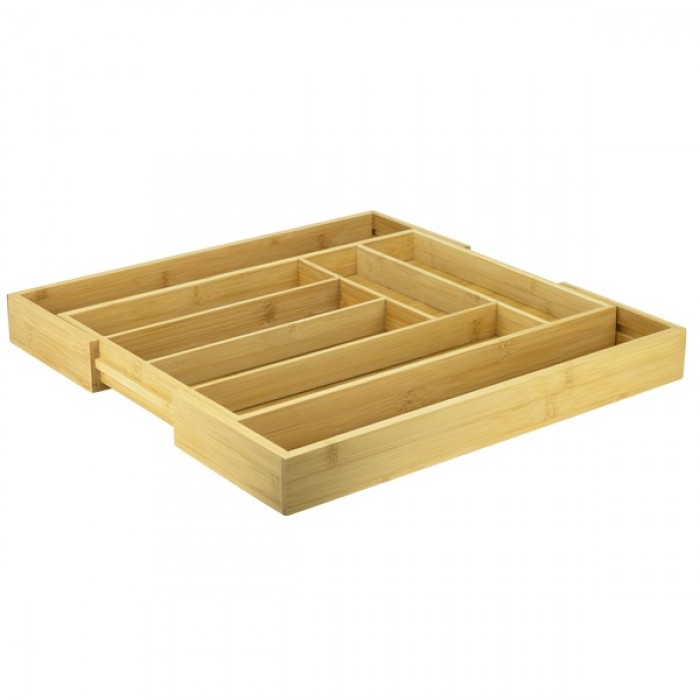 Organizator tacamuri din bambus CULINARO 45x32/46cm