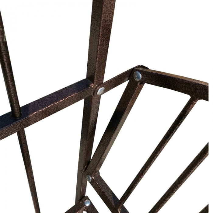 Pergola gradina RAKI cu banca cu greutate supotata 250kg culoare maro