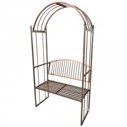 Pergola RAKI cu banca cu greutate supotata 250kg culoare alba...