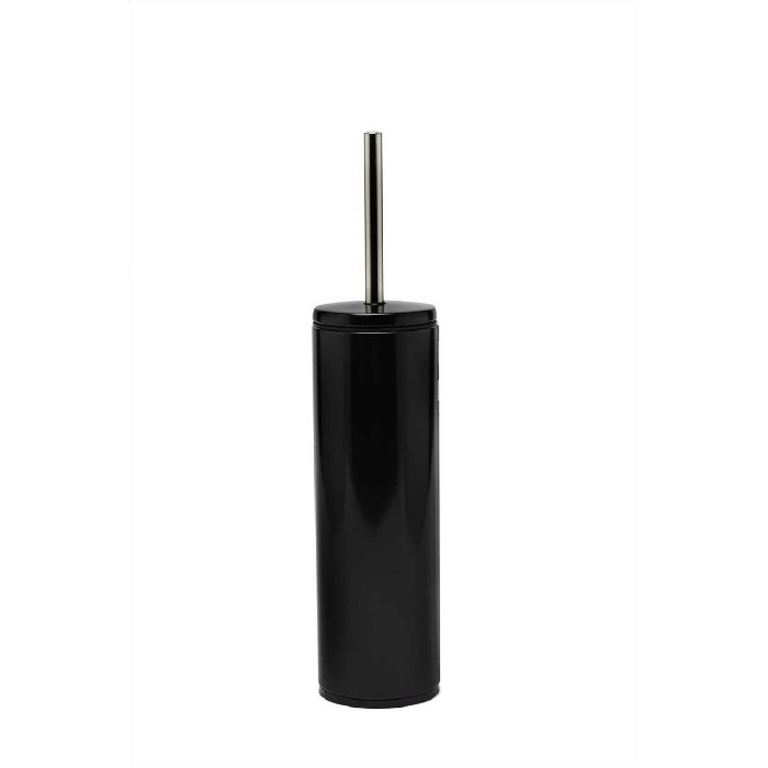 Perie WC Giko 8,5x38cm, negru mat