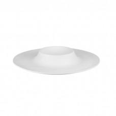Platou din portelan pentru prezentare Culinaro Meteor WHITE 40xh5,9cm