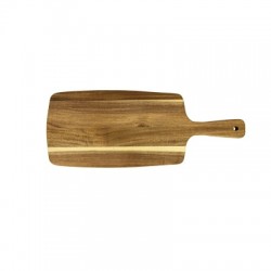 Platou dreptunghiular cu maner servire si prezentare, lemn acacia CULINARO 52x20xh1,5cm...