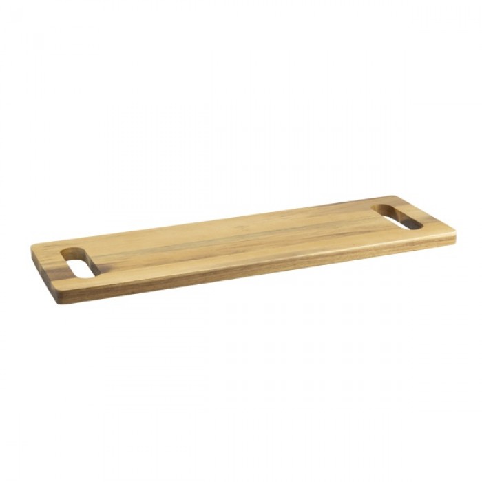 Platou dreptunghiular servire si prezentare, lemn acacia CULINARO 60x20xh2cm