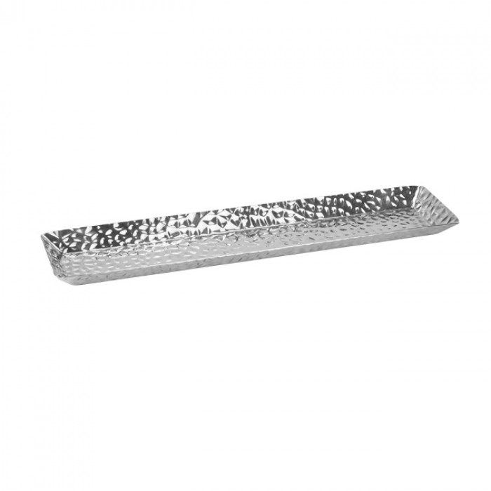 Platou dreptunghiular Vintage Silver 37x8,5xh2cm,inox,argintiu