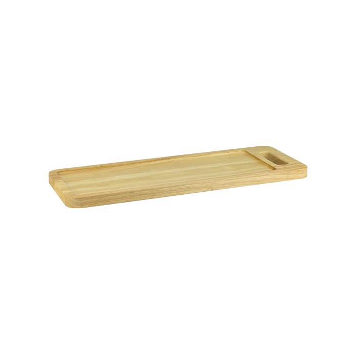 Platou lemn CULINARO pentru servire prezentare 47x17xh1,5cm