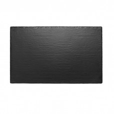 Platou melamina dreptunghiular Black Slate Effect 53x32,5xh1cm