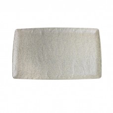 Platou melamina dreptunghiular White Granite Polaris 53x32,5cm