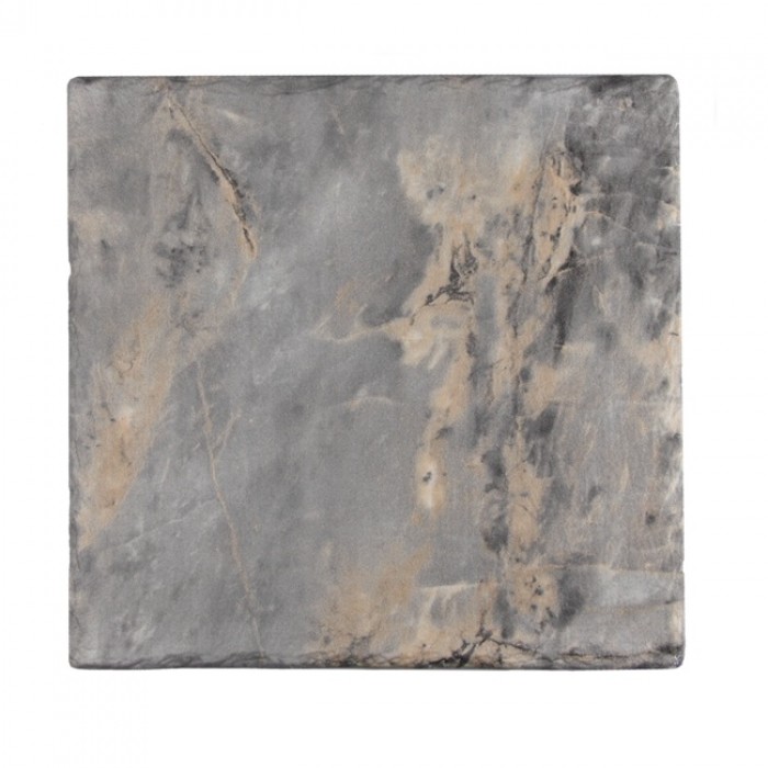 Platou patrat din melamina Raki Marble 25x25xh1cm