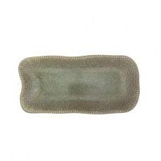 Platou portelan pentru prezentare Culinaro Alani Green 38x28xh3cm