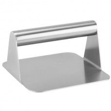 Presa pentru burgher din inox patrata 14x14cm
