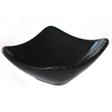 Bol ceramica patrat 13cm culoare neagra