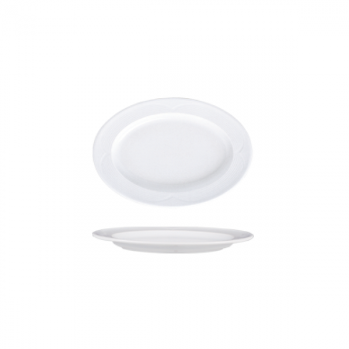 Platou oval din portelan 39x27cm Colectia SATURN MN017619