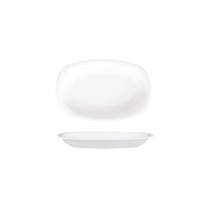 Platou oval din portelan 24x16cm Colectia MIMOZA MN018019