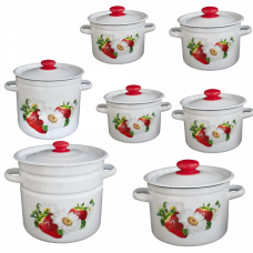 RAKI VICTORIA Set 7 oale emailate 2L, 3L, 4,5L, 5,5L, 7L, 9L, 12L