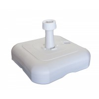 Baza umbrela plastic 38x38xh11cm alb MN019066