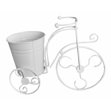 Bicicleta decorativa FERONYA cu 1 ghiveci pentru flori MN011622