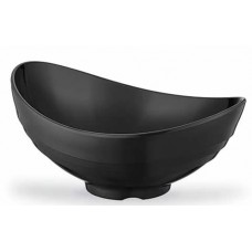 Bol oval melamina RAKI DIVA, 28x36xh17cm, 4400ml, negru