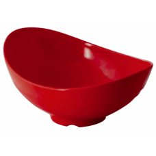 Bol oval melamina RAKI DIVA, 28x36xh17cm, 4400ml, rosu