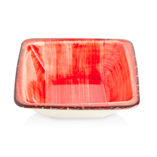 Bol patrat portelan GURAL RED, 17x17cm, 600ml (NBNORD17X17KS50KMZ)