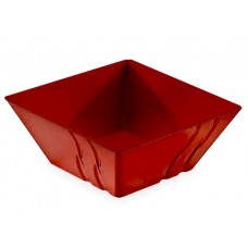 Bol patrat melamina RAKI LUXOR, 24x24x10cm, 3280ml, rosu