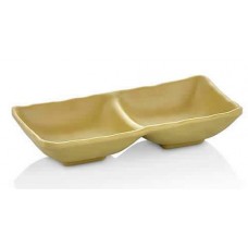 Bol ramekin dublu melamina RAKI, 17,5x8,7xh3,4cm, verde